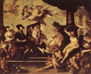 Rubens Painting an Allegory of Peace, Luca Giordano